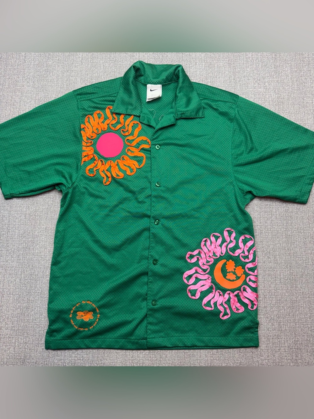 Nike Project U*phoria Dri-Fit Mesh Button Up Shirt XS